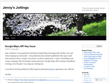 Tablet Screenshot of blog.jennysjottings.co.uk
